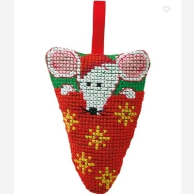 01-6267 Permin julepynt broderikit - mus