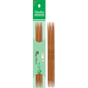 ChiaoGoo Strømpepinde 15 cm - Bambus