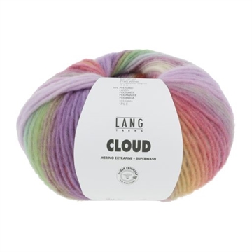 CLOUD 1077.0010 - violet/orange/grøn