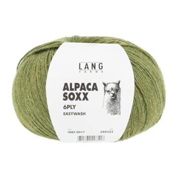 ALPACA SOXX 6-FACH/6-PLY grøn mélange 1087.0017