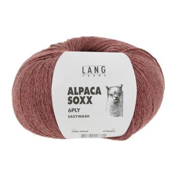 ALPACA SOXX 6-FACH/6-PLY rød mélange 1087.0060