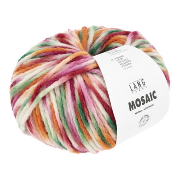 Mosaic 1165-0006 rød-pink-orange-grøn