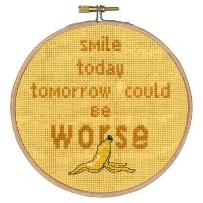 13-6583 Permin Smile today Broderikit