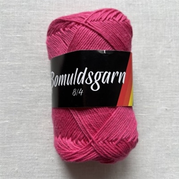 Bomuldsgarn 49 pink mørk