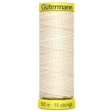 5757-4011 Gütermann hør_50m_ blanc