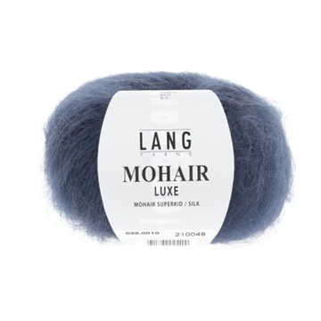 MOHAIR LUXE 698.0010 - stålblå