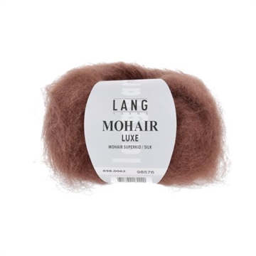 MOHAIR LUXE 698.0062 - mørkerød