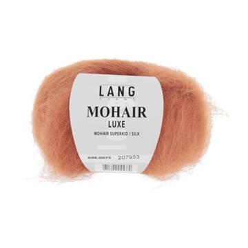 MOHAIR LUXE 698.0075 - mørk orange