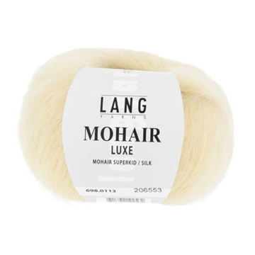 MOHAIR LUXE 698.0113 - lys gul