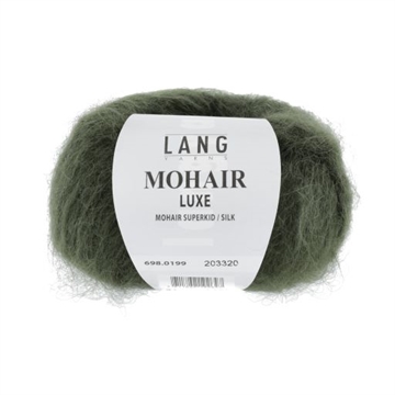 MOHAIR LUXE 698.0199 - olive mørk