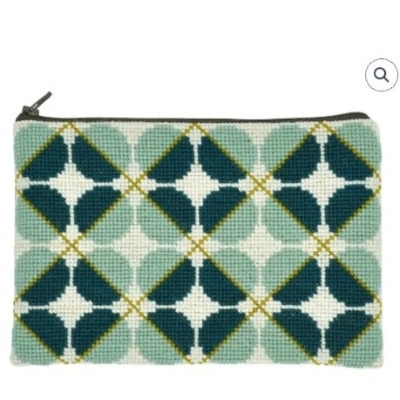 Blå cirkler - Clutch - Fru Zippe