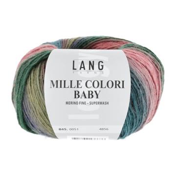 MILLE COLORI BABY kulørt/violet/oliven 845.0051