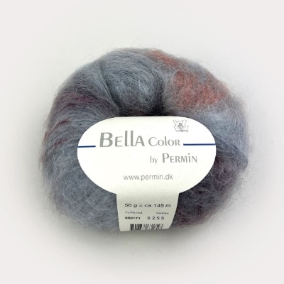 BELLA Color by Permin-883171 grå-rust-bordeaux