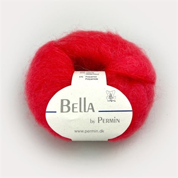 Bella mohair Mørk koral   883262