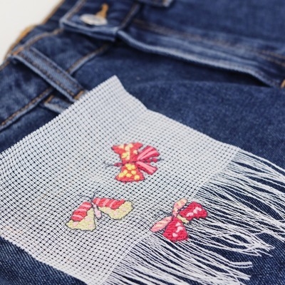 Waste Canvas 5,6 sting - 34x20 cm