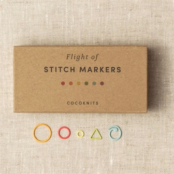 Flight of Stitch Markers colorful - CocoKnits