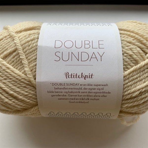 Double Sunday PetiteKnit Almond