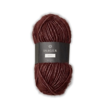Isager Soft-33 rød brun