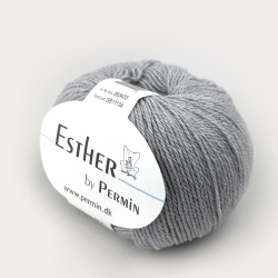 Esther by Permin 883433 lys grå