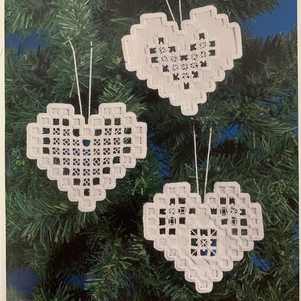 Hardanger hjerter - 3 motiver