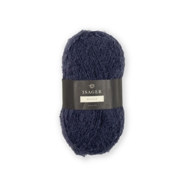 Isager Boucle_47_jeans blå