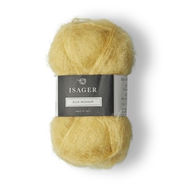 Isager Silk Mohair-59 lys gul