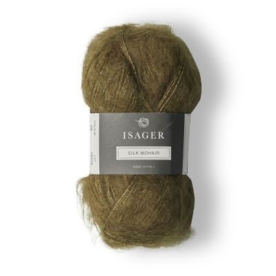 Isager Silk Mohair-68 grøn