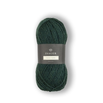 Sock_yarn_37_mørk grøn