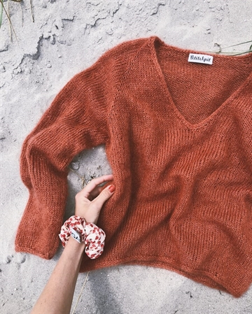 Kumulus Bluse - strik - Petitknit - køb hos Glienke Design - mohair - alpakka - cashmere