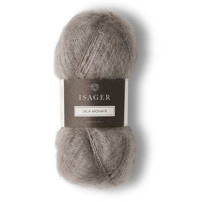 Isager Silk Mohair-2 grå