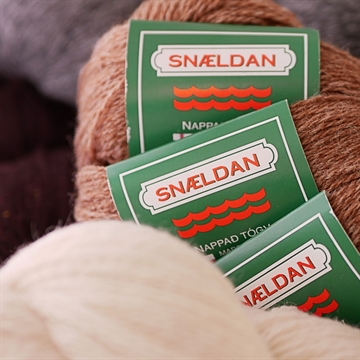 Snældan færøsk uld 2 tråde naturfarver