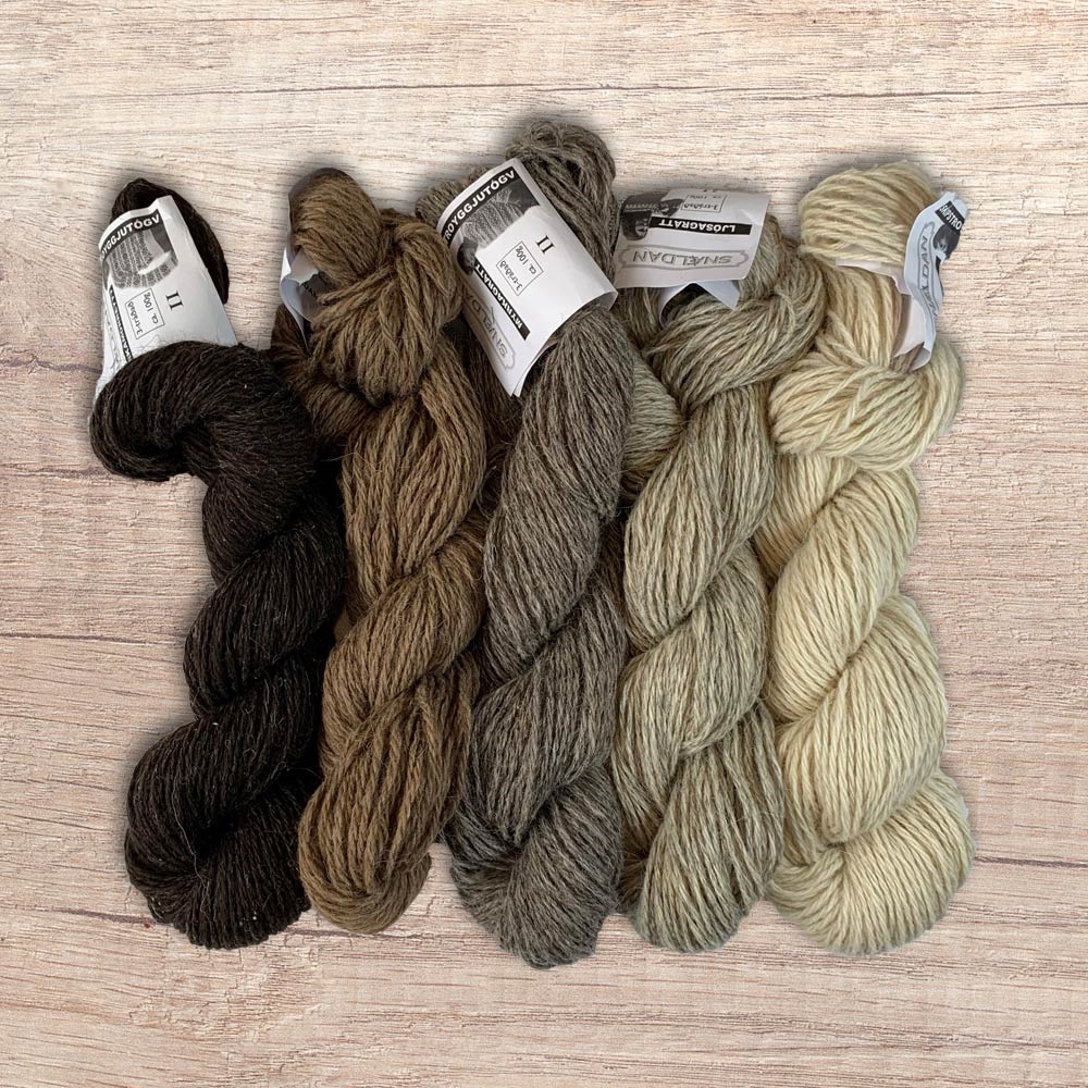 garn 3-trådet - Naturfarvet - 100% Færøsk uld