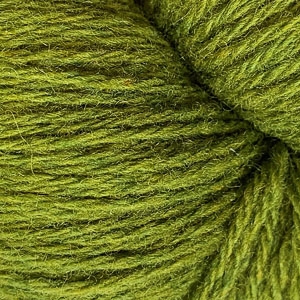 Snældan færøsk uld 3 tråde oliven grøn colour 27